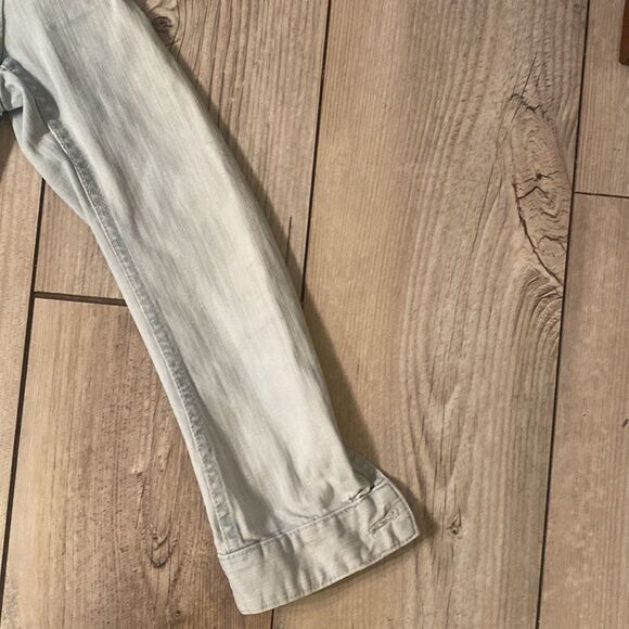 H & M Size 8 Jean Jacket Light Washed - Picture 4 of 7